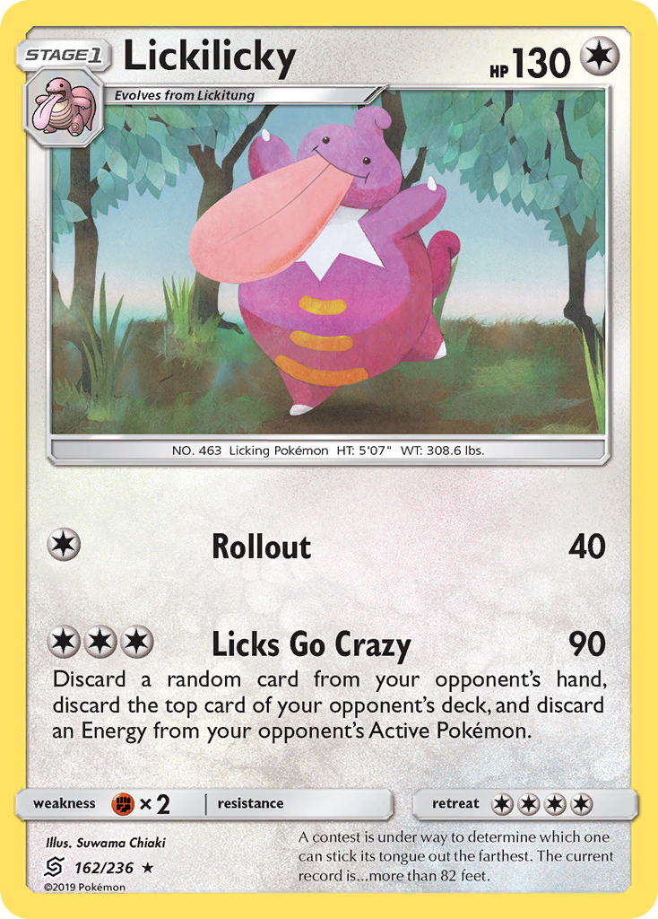 Lickilicky (162/236) [Sun & Moon: Unified Minds] - Comfy Hobbies