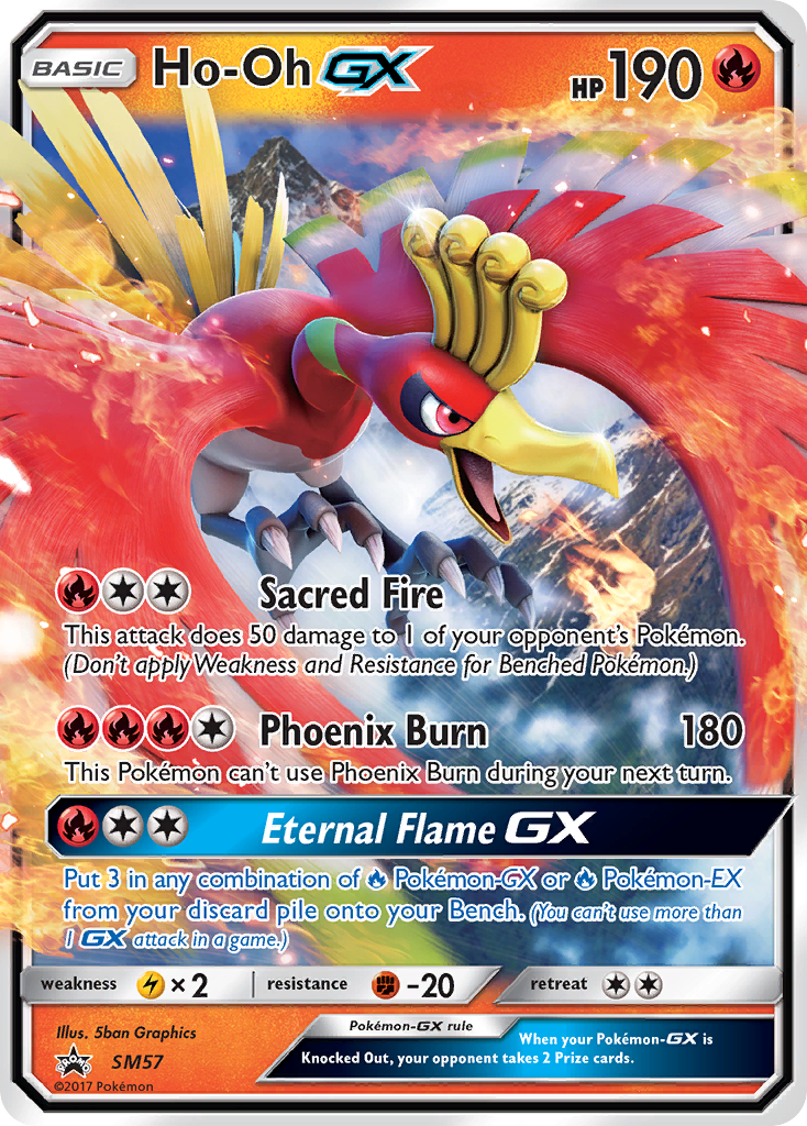 Ho-Oh GX (SM57) [Sun & Moon: Black Star Promos] - Comfy Hobbies