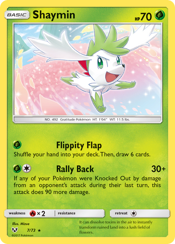 Shaymin (7/73) [Sun & Moon: Shining Legends] - Comfy Hobbies