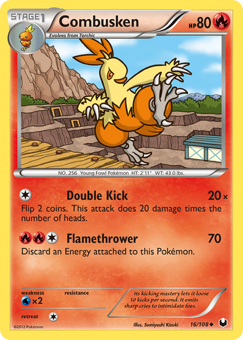 Combusken (16/108) [Black & White: Dark Explorers] - Comfy Hobbies