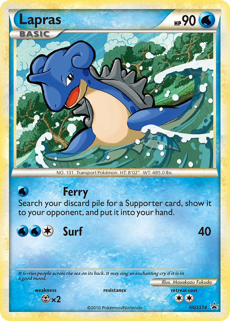 Lapras (HGSS14) [HeartGold & SoulSilver: Black Star Promos] - Comfy Hobbies