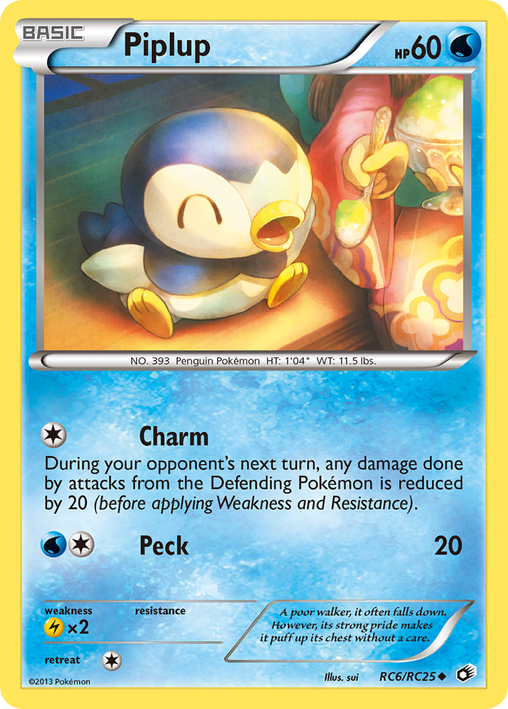 Piplup (RC6/RC25) [Black & White: Legendary Treasures] - Comfy Hobbies