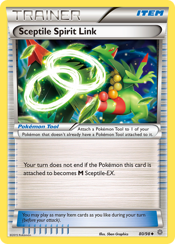 Sceptile Spirit Link (80/98) [XY: Ancient Origins] - Comfy Hobbies