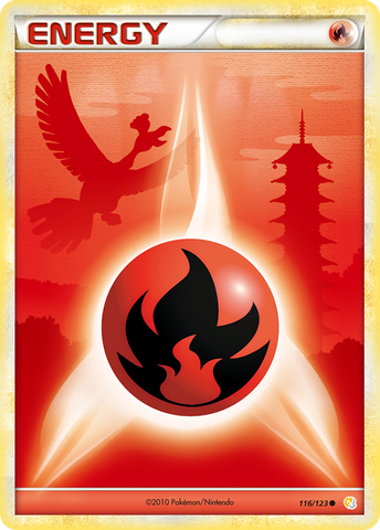 Fire Energy (116/123) [HeartGold & SoulSilver: Base Set] - Comfy Hobbies