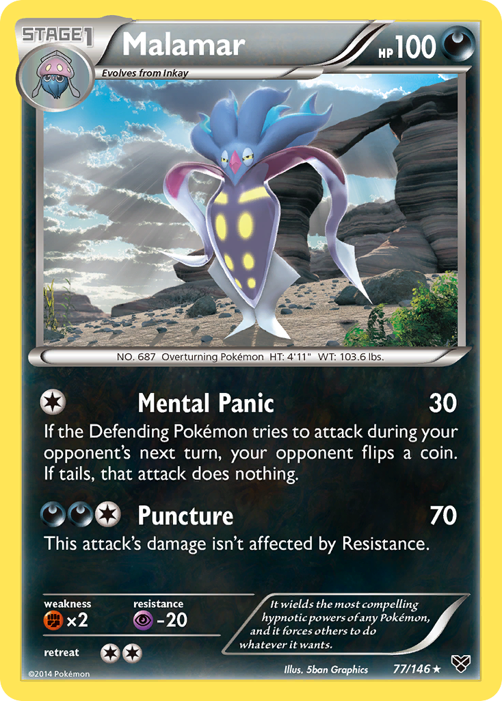 Malamar (77/146) [XY: Base Set] - Comfy Hobbies