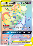 Mewtwo & Mew GX (242/236) [Sun & Moon: Unified Minds] - Comfy Hobbies