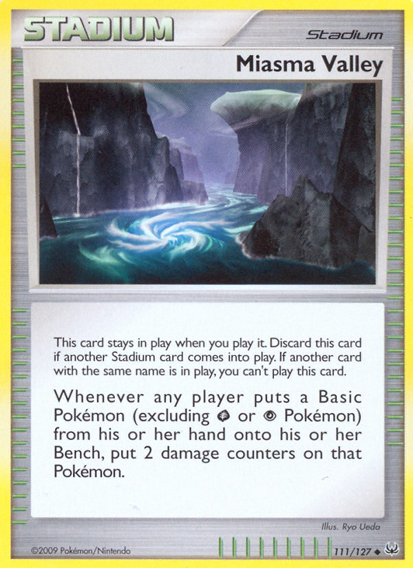 Miasma Valley (111/127) [Platinum: Base Set] - Comfy Hobbies