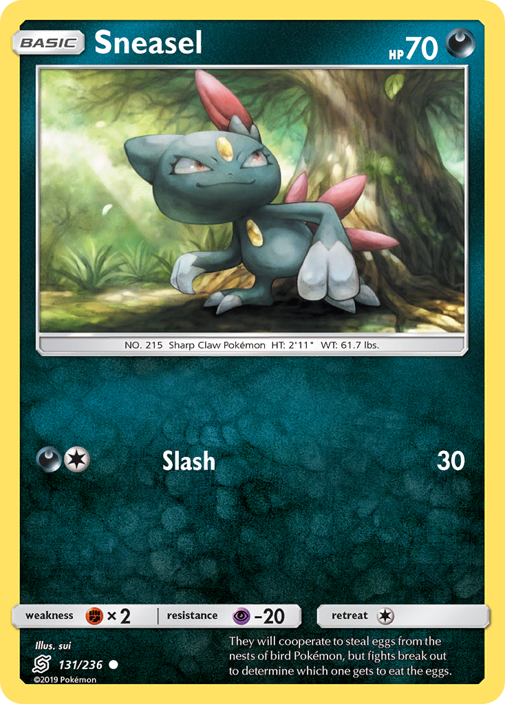 Sneasel (131/236) [Sun & Moon: Unified Minds] - Comfy Hobbies