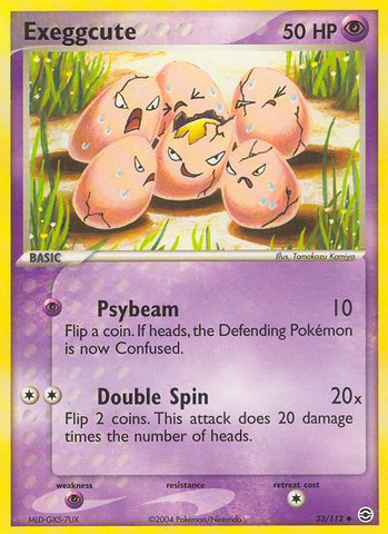 Exeggcute (33/112) [EX: FireRed & LeafGreen] - Comfy Hobbies