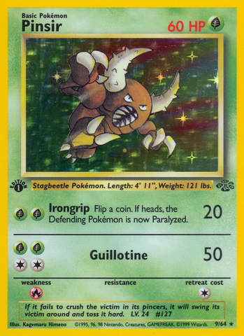 Pinsir (9/64) [Jungle 1st Edition] - Comfy Hobbies