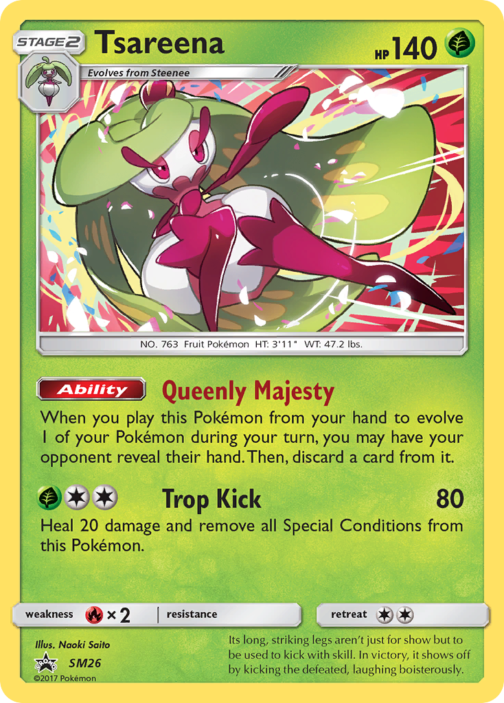 Tsareena (SM26) [Sun & Moon: Black Star Promos] - Comfy Hobbies