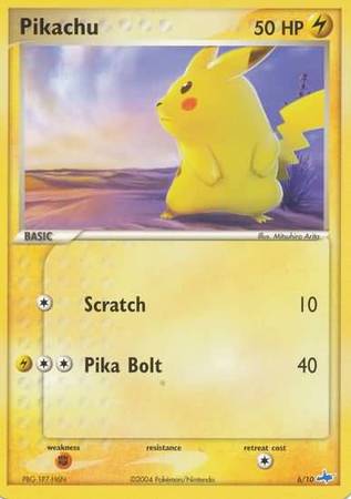 Pikachu (6/10) [EX: Trainer Kit - Latios] - Comfy Hobbies