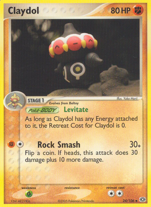Claydol (24/106) [EX: Emerald] - Comfy Hobbies