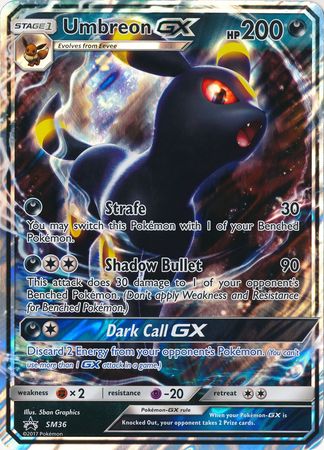 Umbreon GX (SM36) (Jumbo Card) [Sun & Moon: Black Star Promos] - Comfy Hobbies