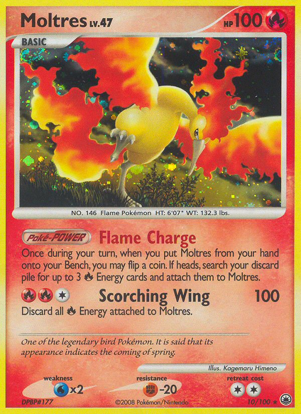 Moltres (10/100) [Diamond & Pearl: Majestic Dawn] - Comfy Hobbies