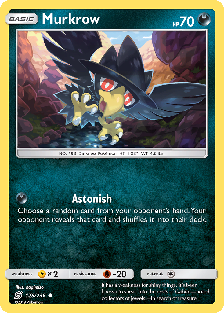 Murkrow (128/236) [Sun & Moon: Unified Minds] - Comfy Hobbies