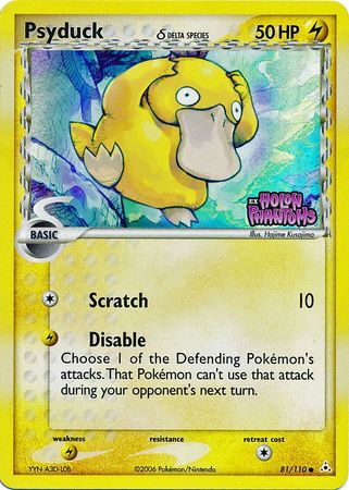 Psyduck (81/110) (Delta Species) (Stamped) [EX: Holon Phantoms] - Comfy Hobbies