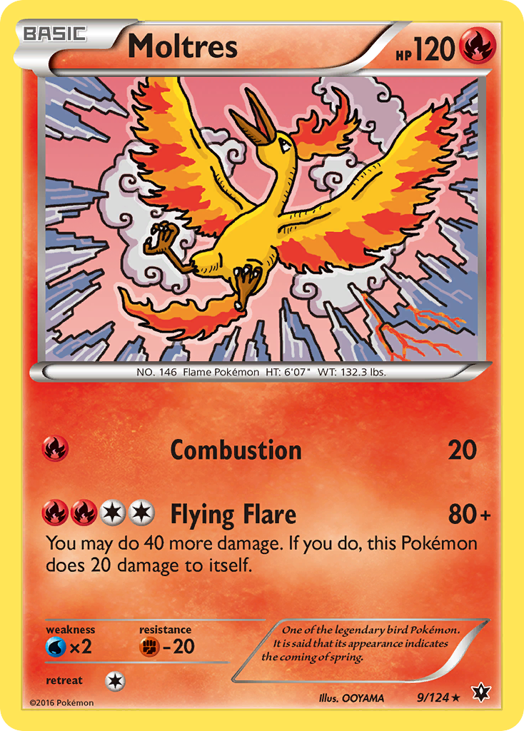 Moltres (9/124) [XY: Fates Collide] - Comfy Hobbies