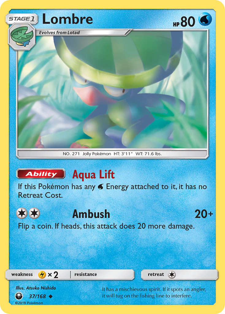 Lombre (37/168) [Sun & Moon: Celestial Storm] - Comfy Hobbies