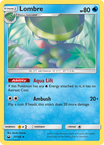 Lombre (37/168) [Sun & Moon: Celestial Storm] - Comfy Hobbies