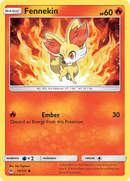 Fennekin (14/131) [Sun & Moon: Forbidden Light] - Comfy Hobbies