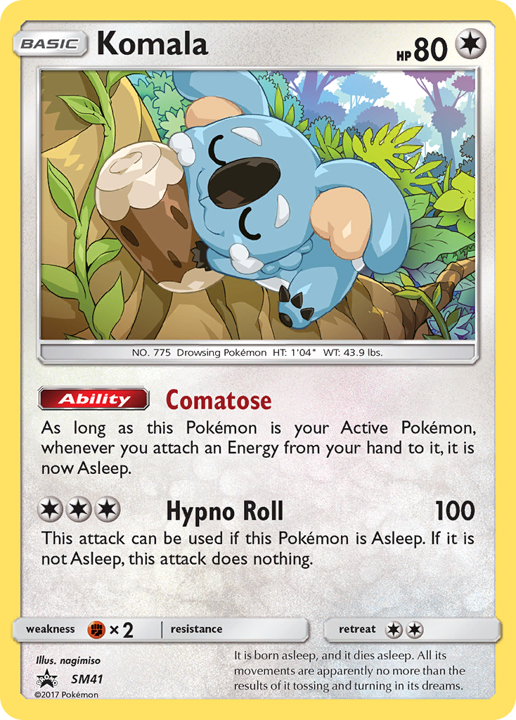 Komala (SM41) [Sun & Moon: Black Star Promos] - Comfy Hobbies