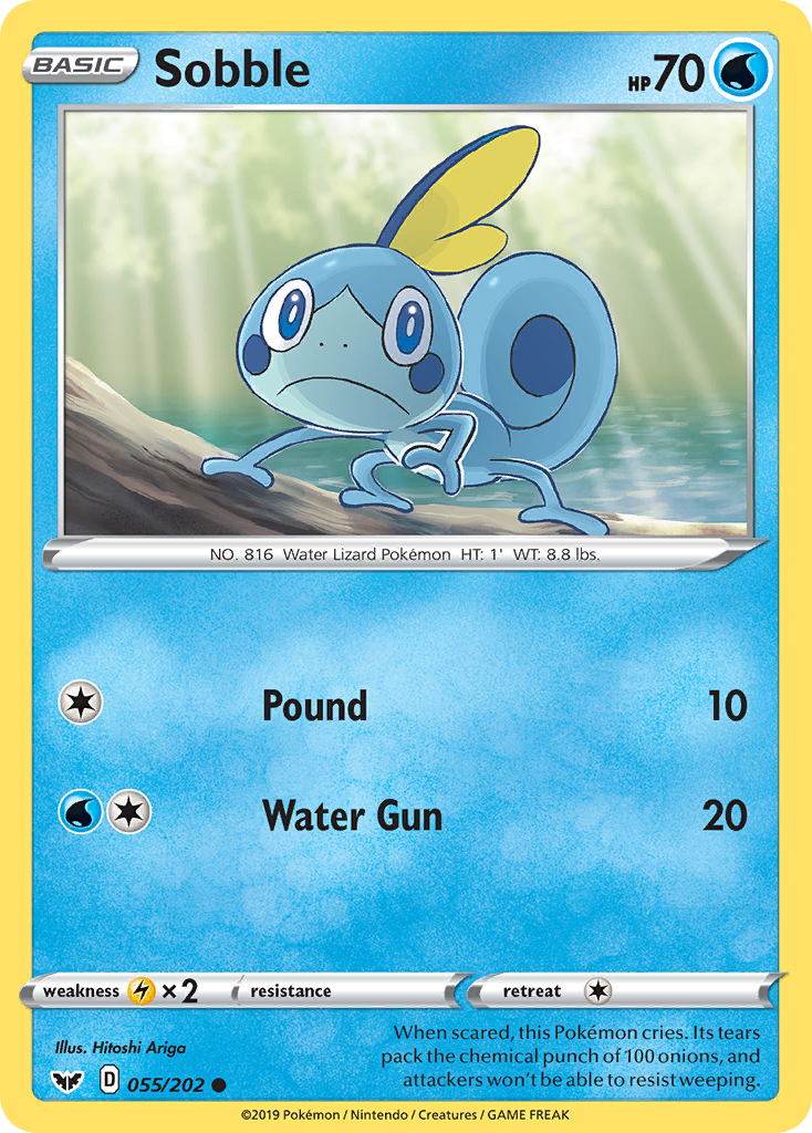 Sobble (055/202) [Sword & Shield: Base Set] - Comfy Hobbies