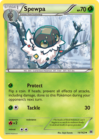 Spewpa (14/162) [XY: BREAKthrough] - Comfy Hobbies