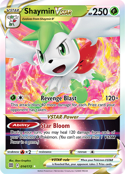 Shaymin VSTAR (014/172) [Sword & Shield: Brilliant Stars] - Comfy Hobbies