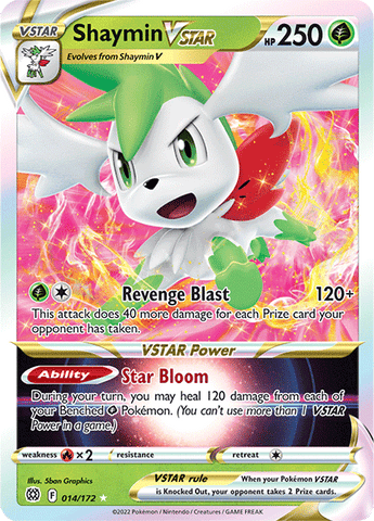 Shaymin VSTAR (014/172) [Sword & Shield: Brilliant Stars] - Comfy Hobbies