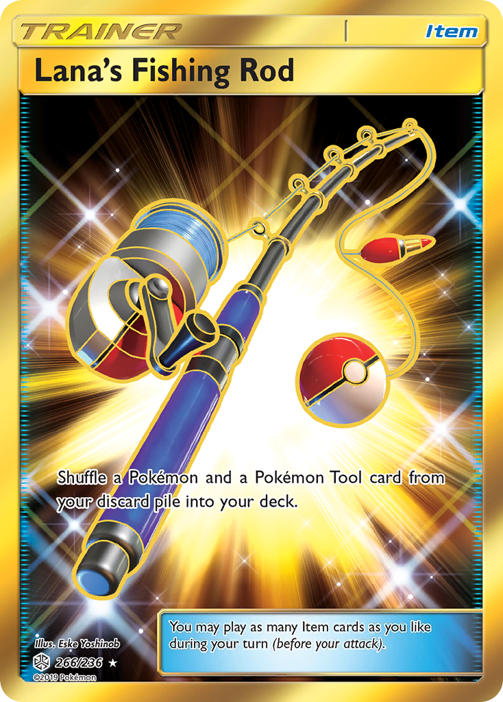 Lana's Fishing Rod (266/236) [Sun & Moon: Cosmic Eclipse] - Comfy Hobbies