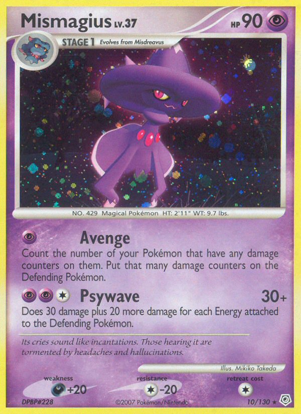 Mismagius (10/130) [Diamond & Pearl: Base Set] - Comfy Hobbies