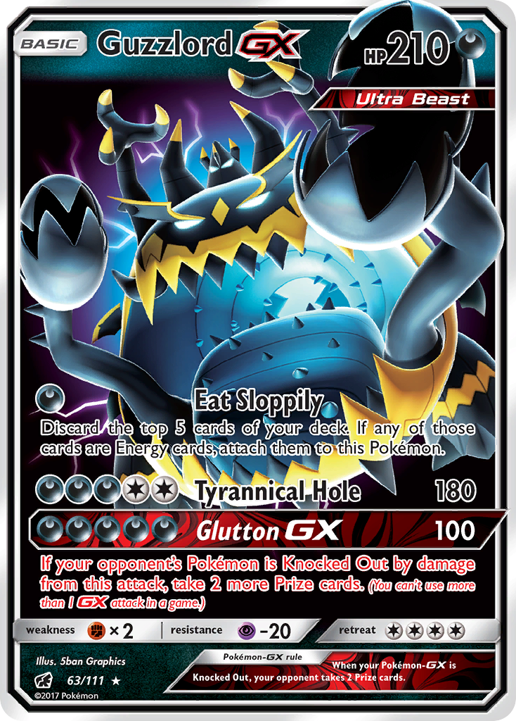 Guzzlord GX (63/111) [Sun & Moon: Crimson Invasion] - Comfy Hobbies