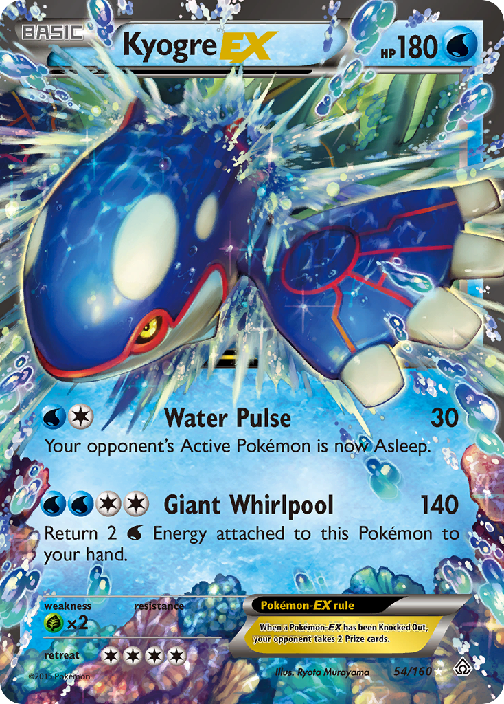 Kyogre EX (54/160) [XY: Primal Clash] - Comfy Hobbies