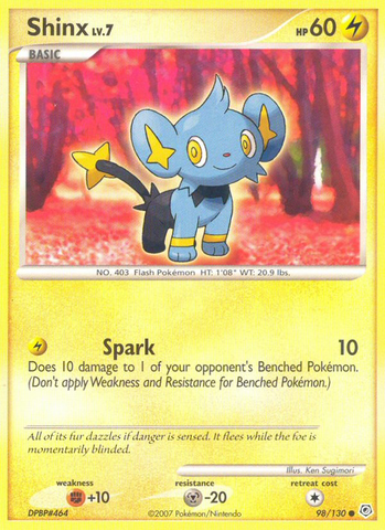 Shinx (98/130) [Diamond & Pearl: Base Set] - Comfy Hobbies