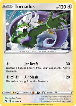 Tornadus (142/185) (Cosmos Holo) [Sword & Shield: Vivid Voltage] - Comfy Hobbies