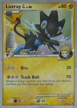 Luxray GL LV.48 (9/111) (Happy Luck - Mychael Bryan) [World Championships 2010] - Comfy Hobbies