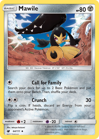 Mawile (64/111) [Sun & Moon: Crimson Invasion] - Comfy Hobbies