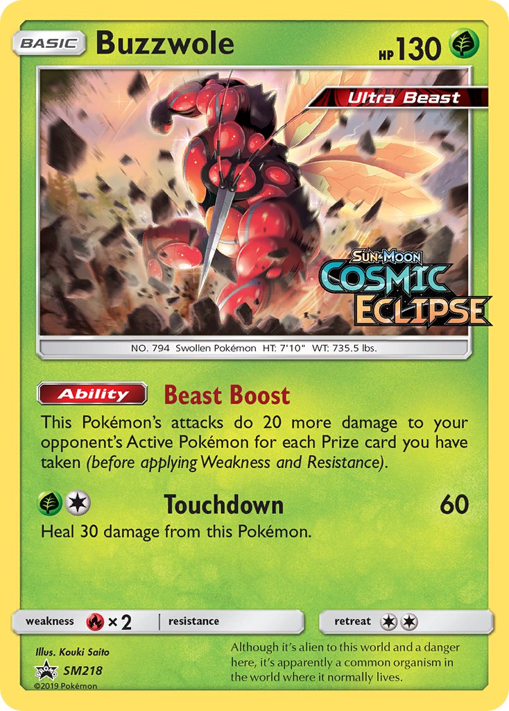 Buzzwole (SM218) [Sun & Moon: Black Star Promos] - Comfy Hobbies