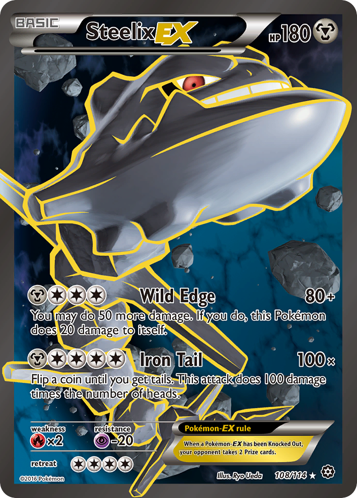 Steelix EX (108/114) [XY: Steam Siege] - Comfy Hobbies