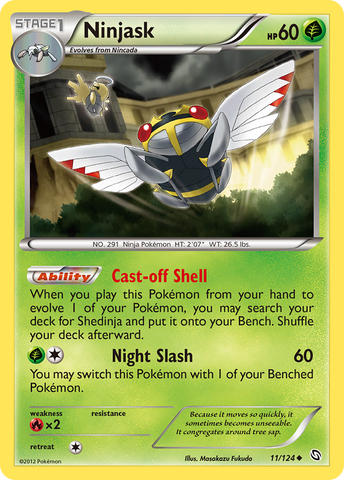 Ninjask (11/124) [Black & White: Dragons Exalted] - Comfy Hobbies