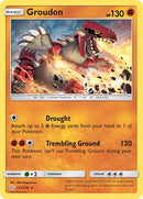 Groudon (113/236) (Cracked Ice Holo) (Theme Deck Exclusive) [Sun & Moon: Cosmic Eclipse] - Comfy Hobbies