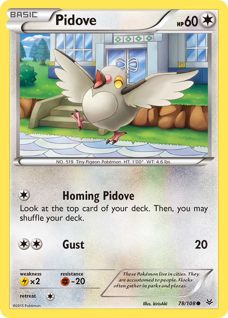 Pidove (78/108) [XY: Roaring Skies] - Comfy Hobbies