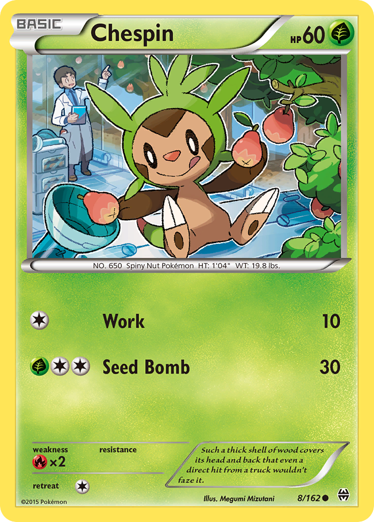 Chespin (8/162) [XY: BREAKthrough] - Comfy Hobbies