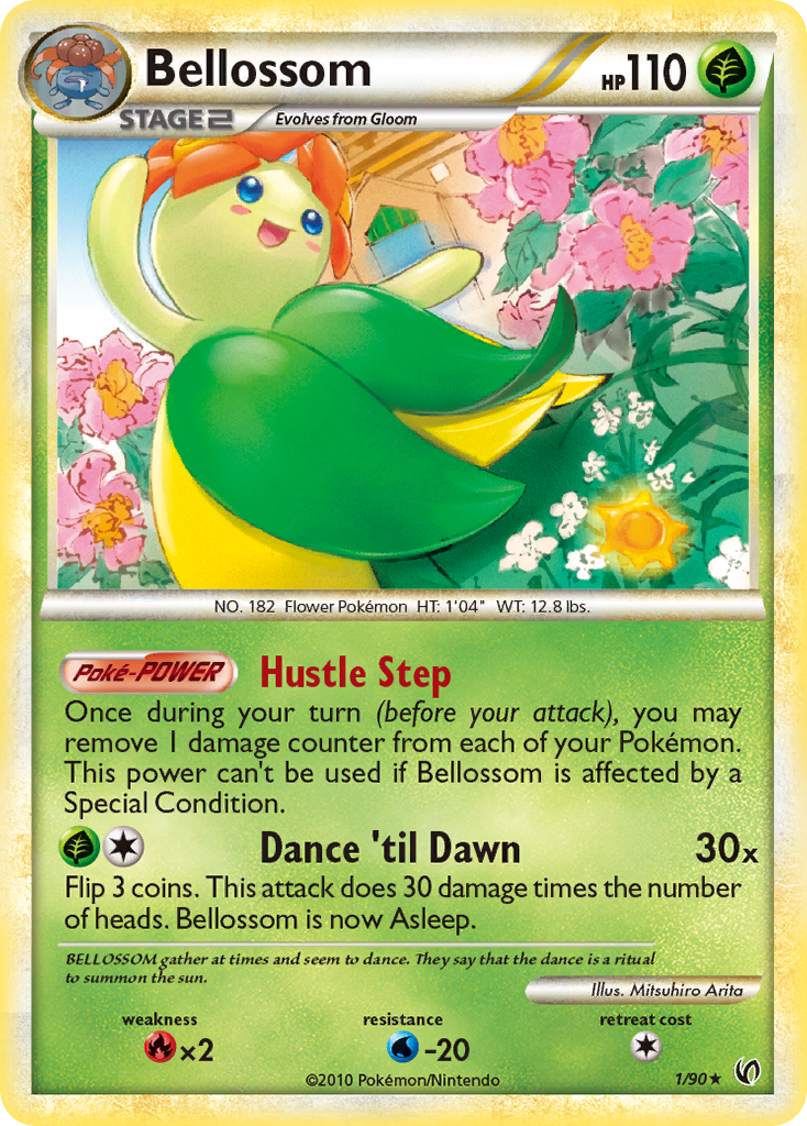 Bellossom (1/90) [HeartGold & SoulSilver: Undaunted] - Comfy Hobbies