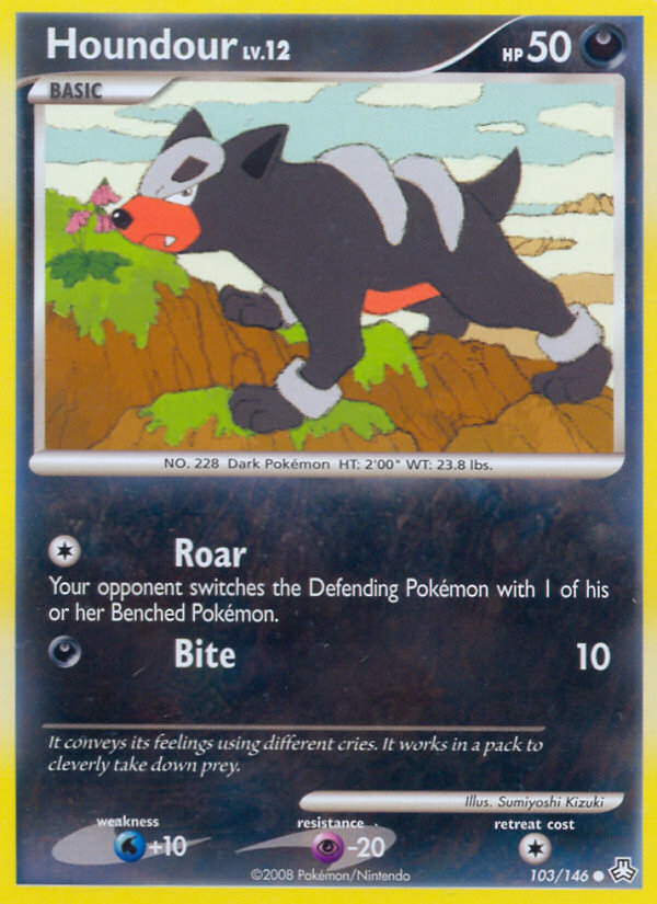 Houndour (103/146) [Diamond & Pearl: Legends Awakened] - Comfy Hobbies