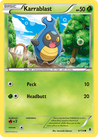 Karrablast (8/119) [XY: Phantom Forces] - Comfy Hobbies
