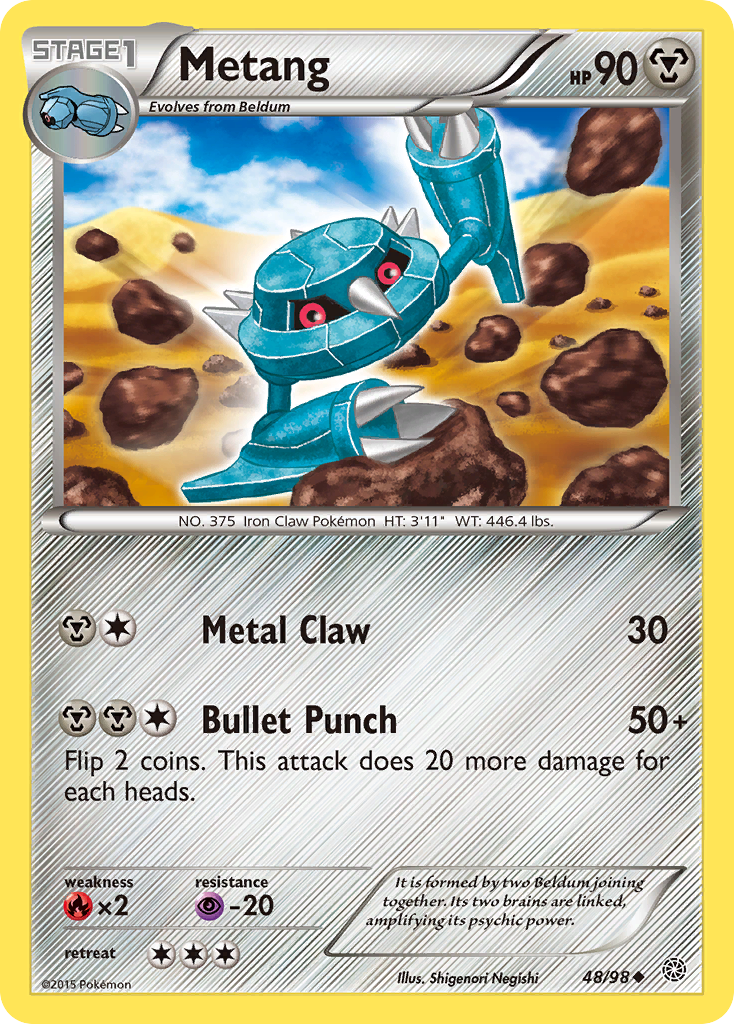 Metang (48/98) [XY: Ancient Origins] - Comfy Hobbies