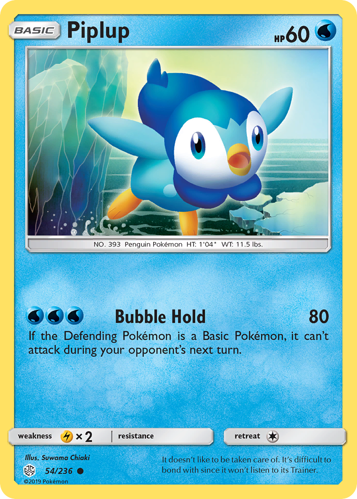 Piplup (54/236) [Sun & Moon: Cosmic Eclipse] - Comfy Hobbies