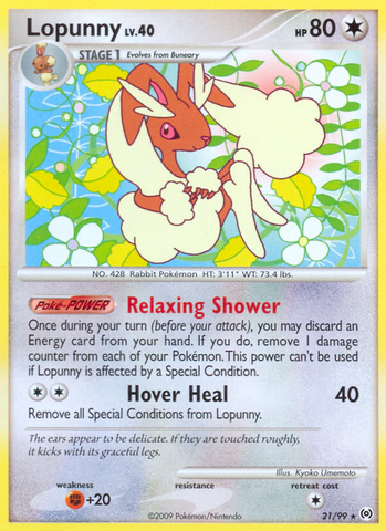 Lopunny (21/99) [Platinum: Arceus] - Comfy Hobbies